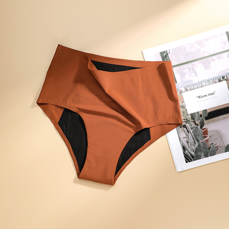 microfiber sport‑stretch leakproof menstrual briefs OEM