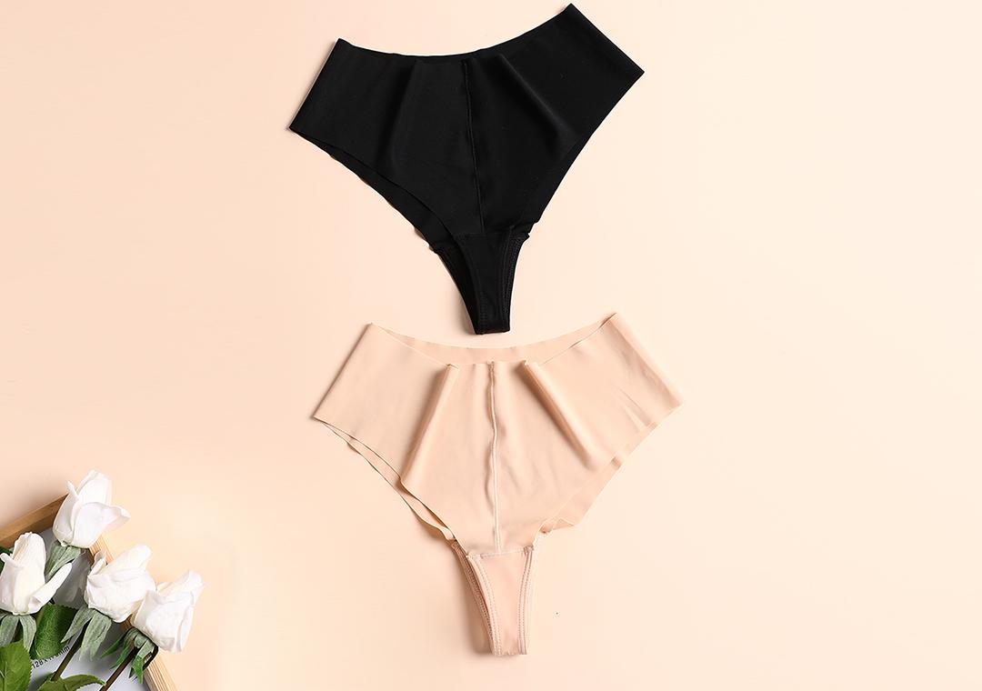 high waist camel toe thong for women