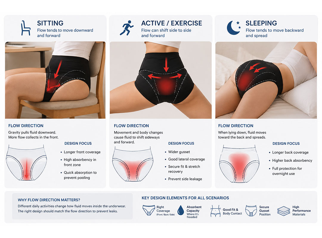 OEM factory Period underwear